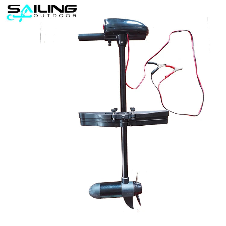 Kayak Motor With Fixing Parts For Penguin Pedal Fishing Boat With Motors Electric Hand Control Electric Thruster With Propeller