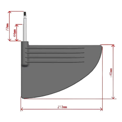 Kayak Rudder System Parts Ship Canoe Rudder Kayak Fishing Boat Sailing Accessories