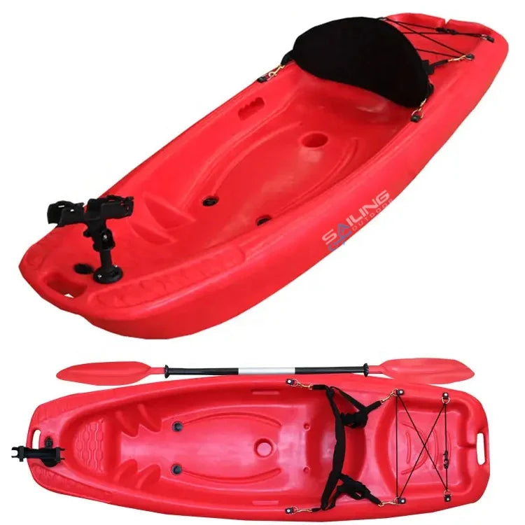 Small Youth Wave Kayaks and Canoes Hard Rotomolded Plastic Boats For Sale