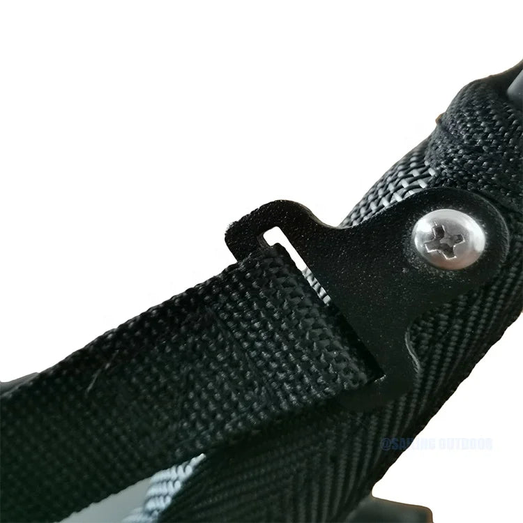 Kayak Seat Strap With Metal Buckle Black Belt Straps