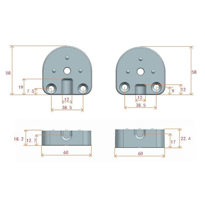 Plastic Fixed Rotating Buckle For Fin Pedal Drive Fixing Spare Parts Kayak Accessories