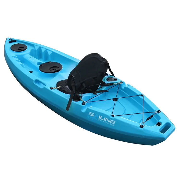 Rotomolded Plastic Skiff Boats Made in China Kayak Fishing Type Small Solo Recreational Sea Kayaks And Canoes