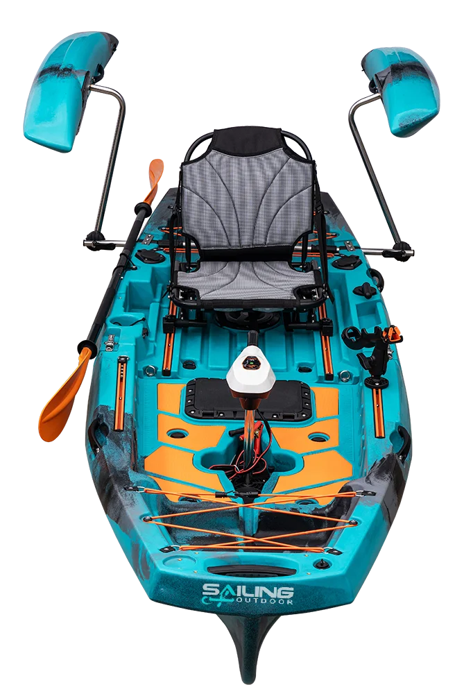 2PCS Modular One-Person Fishing Kayak 90cm Wide for Surfing Outdoor Activities Easy Storage