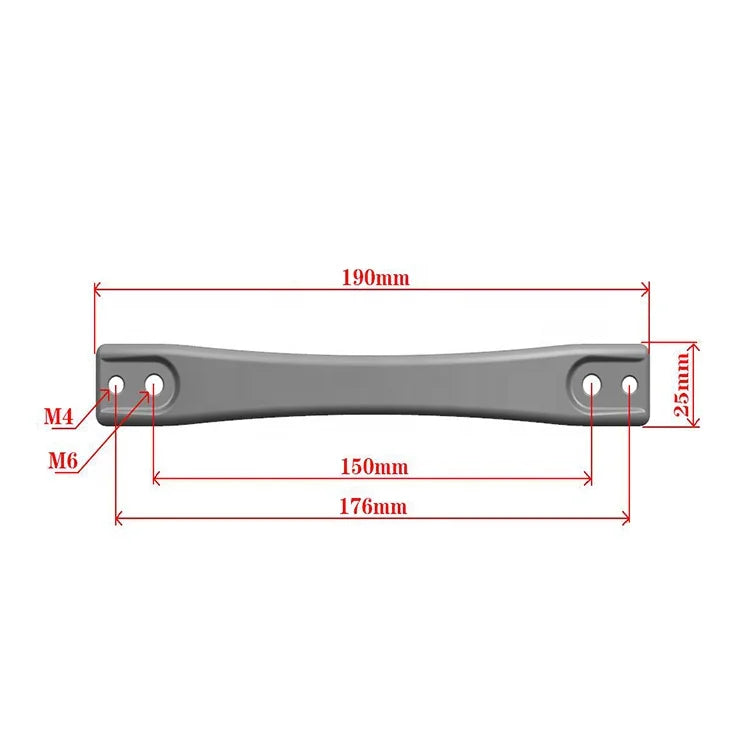 Double Hole plastic Carry Handle