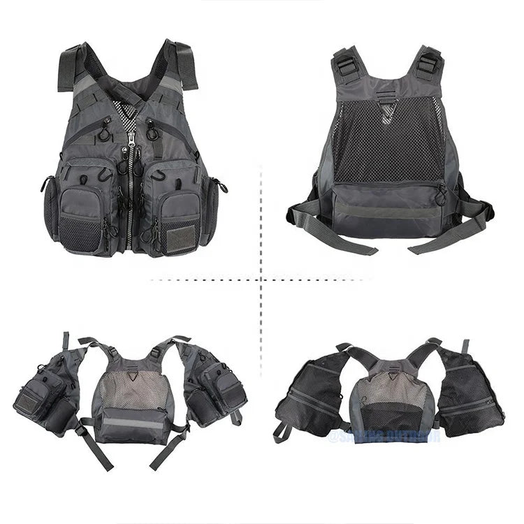 XL Multi-Functional EPE Foam Fishing Safety Vests