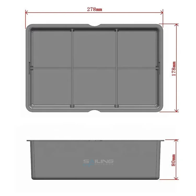 Fishing Lure Box Tackle Case Kayak Hatch Cover Accessories Wholesale