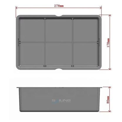 Fishing Lure Box Tackle Case Kayak Hatch Cover Accessories Wholesale