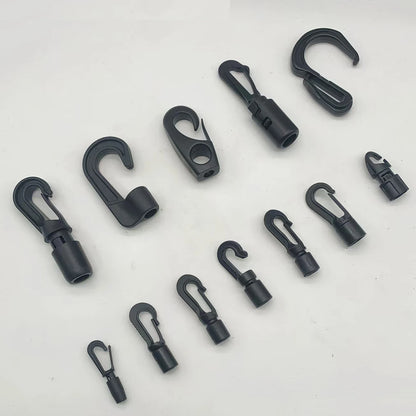 4mm Elastic Bungee Cord Lock Hooks