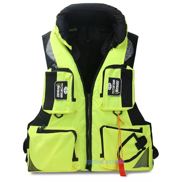 Outdoor Sports Suit Quick Drying XL Size Life Vest for Adults Sea Vest for Fishing Boat Kayak Water Sports-Safety Jacket