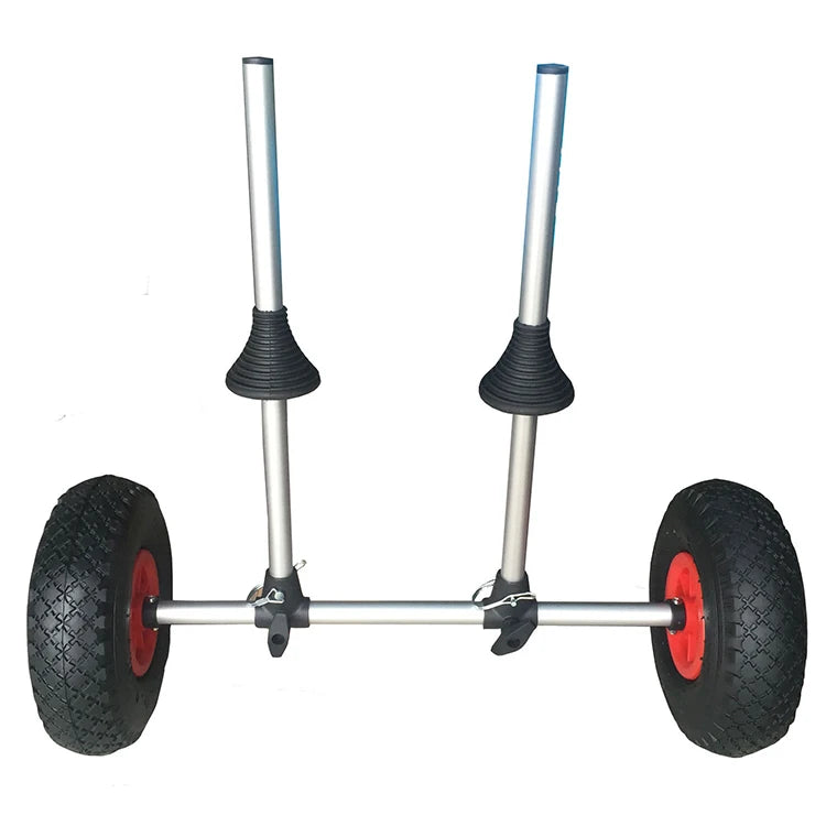 Aluminum Carrier Transport With Two Wheels Kayak Cart Adjustable Bar Plastic Boat Trolley For Sale