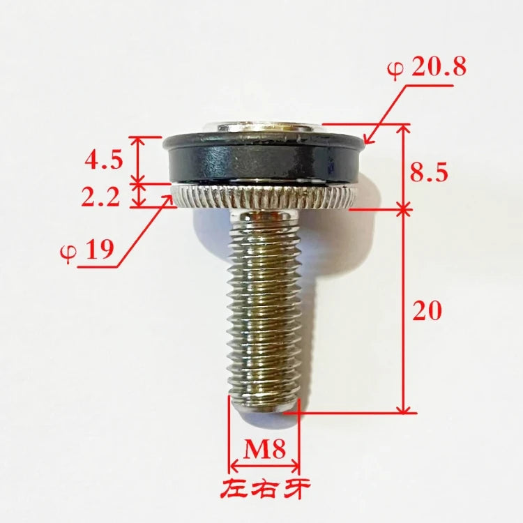 M6 M8 Mountain Bike Crankset Bolts Bicycle Crankset Central Axis Bolts Aluminum Screws Nuts Crankset Bottom Bracket