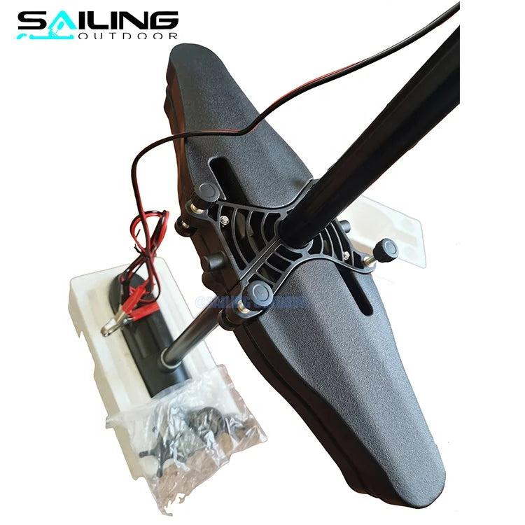 Kayak Motor With Fixing Parts For Penguin Pedal Fishing Boat With Motors Electric Hand Control Electric Thruster With Propeller