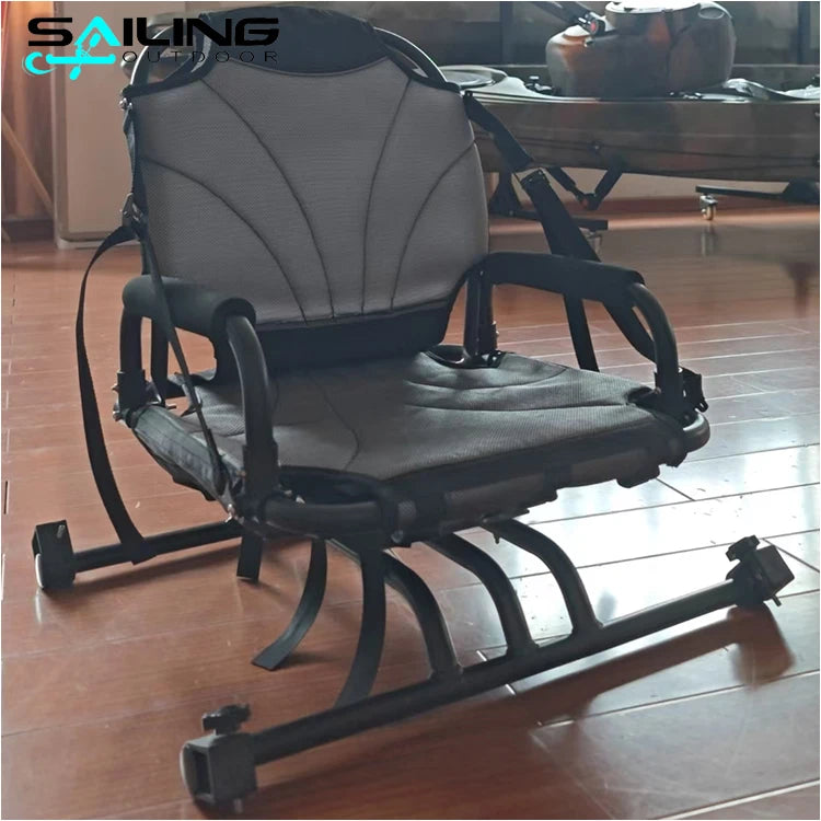 360 Swivel Folding Kayak Seat Aluminum Frame Canoe Chair