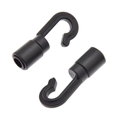 Plastic Kayak Bungee Shock Cord Open End Hooks for 4mm 5mm Rope Terminal Ends