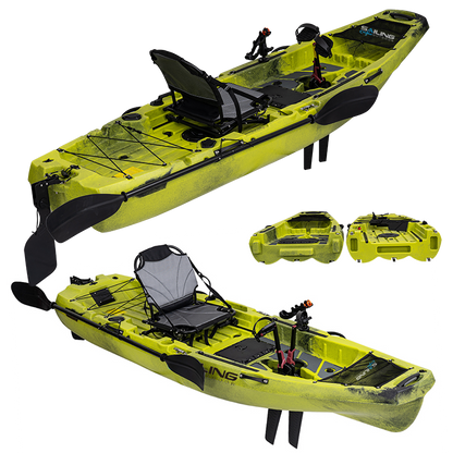 9.5ft 1 Person Modular Fishing Kayak